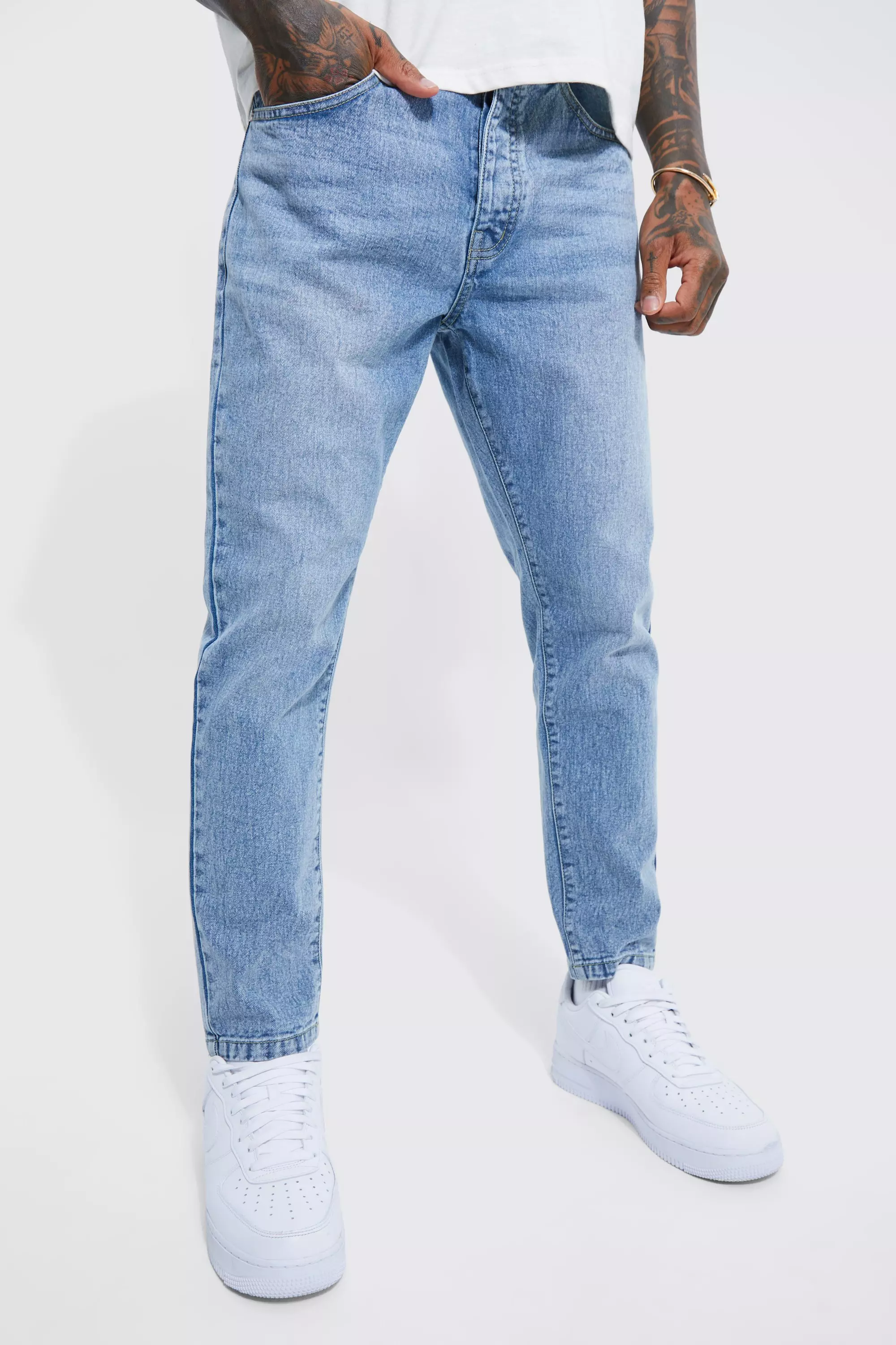 Tapered fit 2025 jeans mens